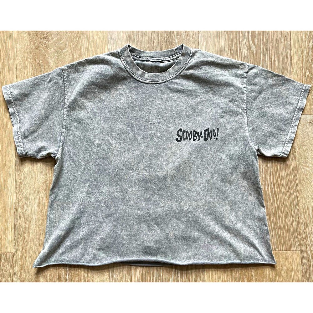 Scooby-Doo! Gray Graphic Print Crew Neck Short Sleeve T-Shirt| M